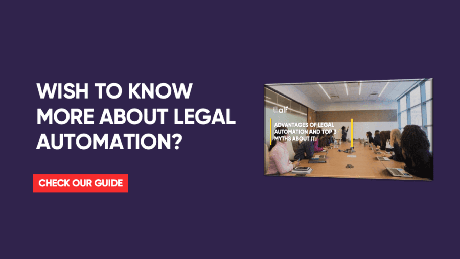 Advantages of legal automation and myths about it, Alf website